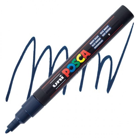 ΜΑΡΚΑΔΟΡΟΣ POSCA PC-3M NAVY BLUE